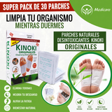 SUPER PACK DE 30 PARCHES DESINTOXICANTE KINOKI - ENVÍO A TODA REPÚBLICA DOMINICANA 🇩🇴 / PAGUE AL RECIBIR