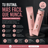 Afeitadoras Electrica 2 en 1 - Piel suave sin cortes ni irritación