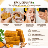 TurmeriGlow™ – Jabón 100% Orgánico de Cúrcuma ORIGINAL
