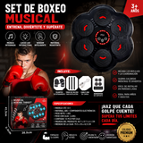 MAQUINA DE BOXEO MUSICAL HitForce™ ORIGINAL + 2 GUANTES DE BOX GRATIS