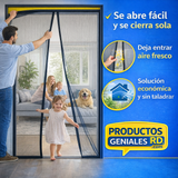 Cortina de Fibra Magnética para Puerta (Sin Taladrar)