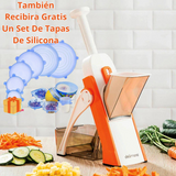 Rebanador Multifuncional 5 en 1 -Envios a Toda RD 🇩🇴 y Pague al Recibir - Ordene Ahora y Reciba Gratis un Set De Tapas De Silicona