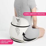 Asiento Corrector De Postura Con Respaldo Acolchonado