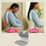 Asiento Corrector De Postura Con Respaldo Acolchonado