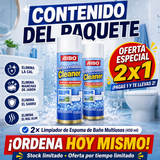 Oferta 2x1 -Espuma Limpiadora de Baños Extrafuerte Multiuso - NUEVA PRESENTACION Y FORMULA MEJORADA