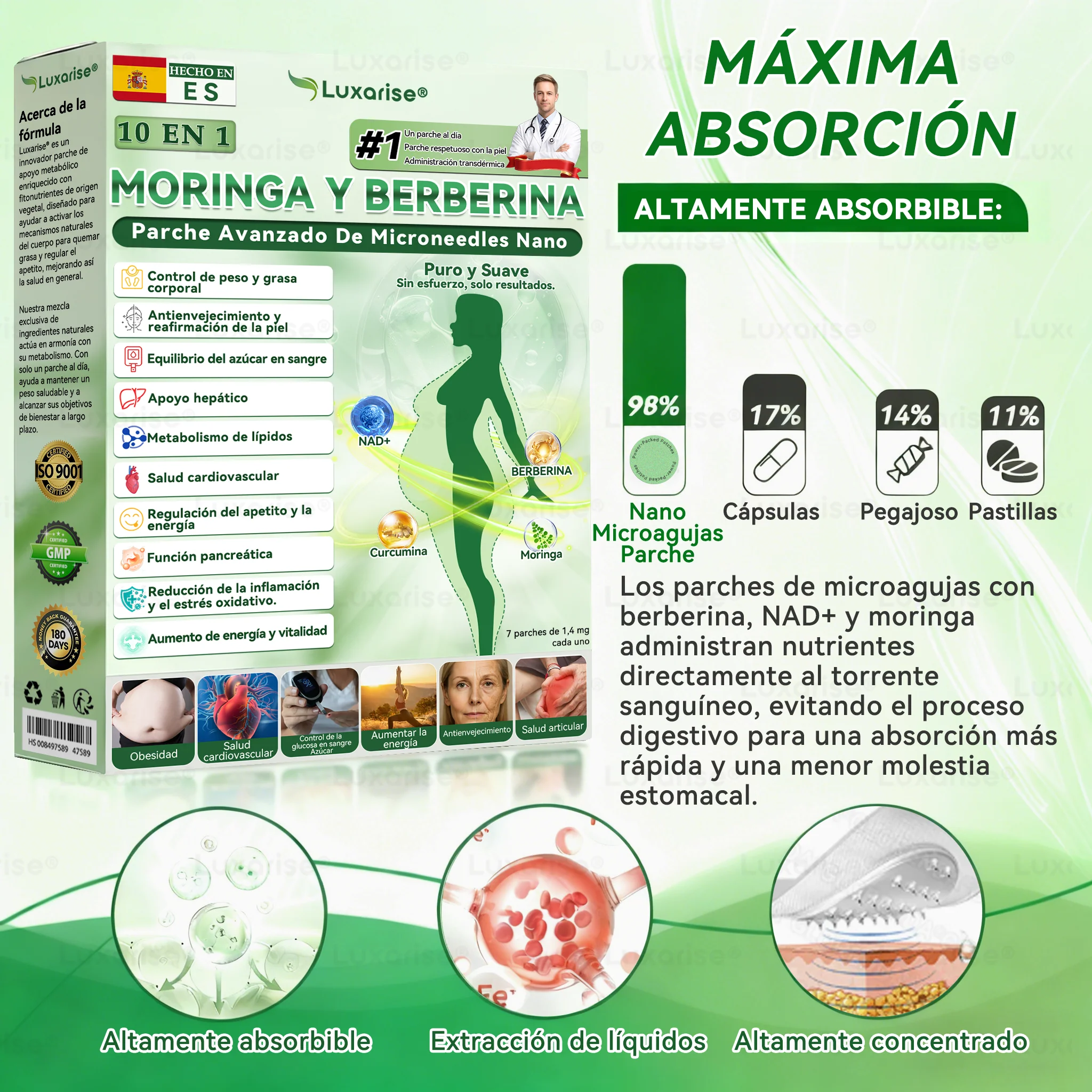 OFERTA 2X1 𝑷𝒂𝒓𝒄𝒉𝒆 𝐋𝐔𝗫𝐀𝙍𝐈𝑺𝐄™ 10 𝑬𝑵 1 𝑴𝒐𝒓𝒊𝒏𝒈𝒂 𝒀 𝑩𝒆𝒓𝒃𝒆𝒓𝒊𝒏𝒂 𝑨𝒗𝒂𝒏𝒛𝒂𝒅𝒐 𝑫𝒆 𝑴𝒊𝒄𝒓𝒐𝒏𝒆𝒆𝒅𝒍𝒆𝒔 𝑵𝒂𝒏𝒐