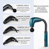 PISTOLA MASAJEADORA ALARGADA 4 en 1