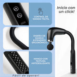 PISTOLA MASAJEADORA ALARGADA 4 en 1
