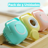 Pack Cepillo De Silicona De Ducha Para Adultos, Niños y Mascotas - ENVÍO A TODA REPÚBLICA DOMINICANA 🇩🇴 / PAGUE AL RECIBIR